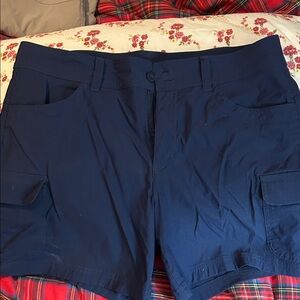 Eddie Bauer Women's Cargo Shorts in Navy